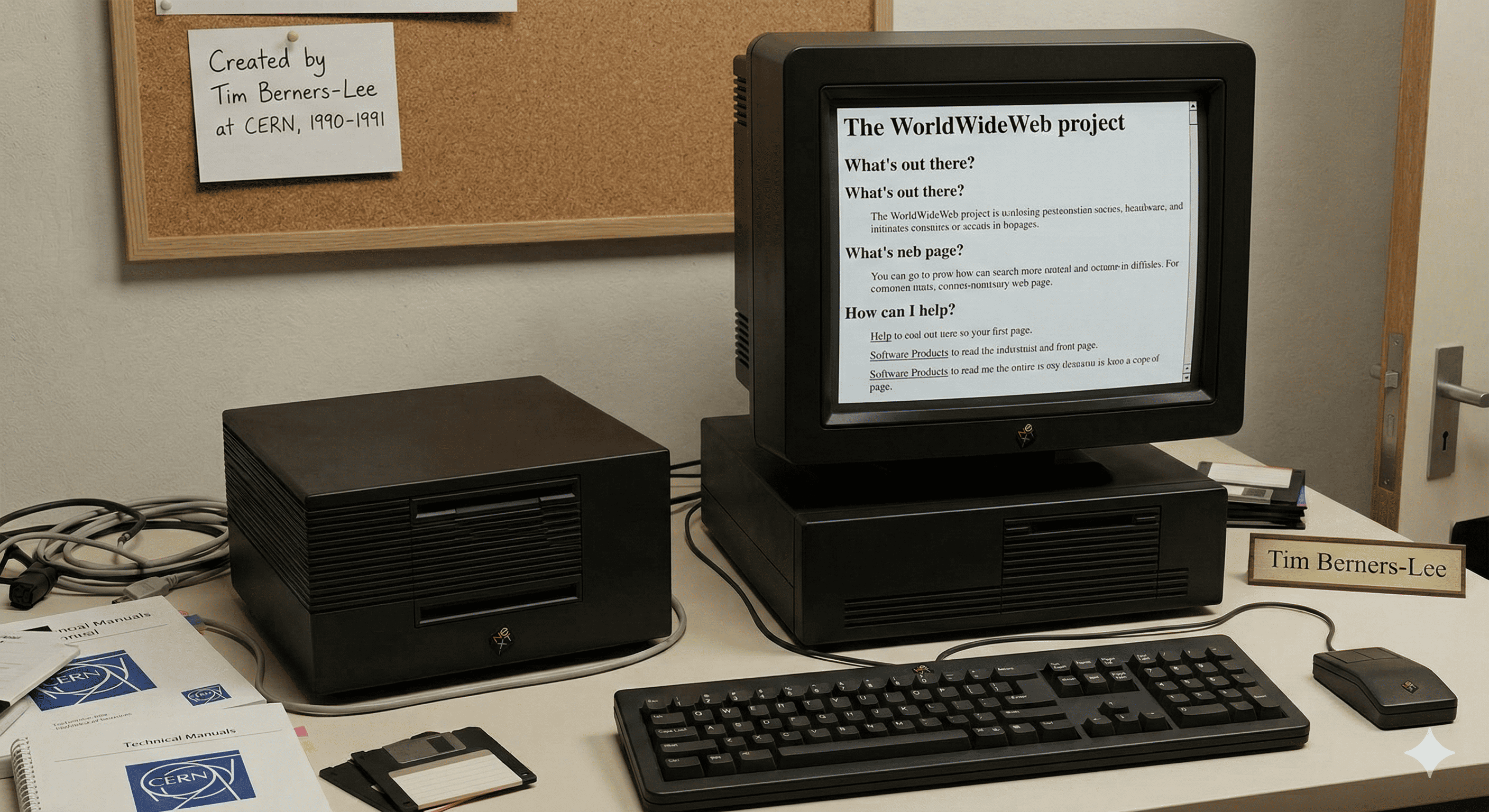 La primera web de la Historia