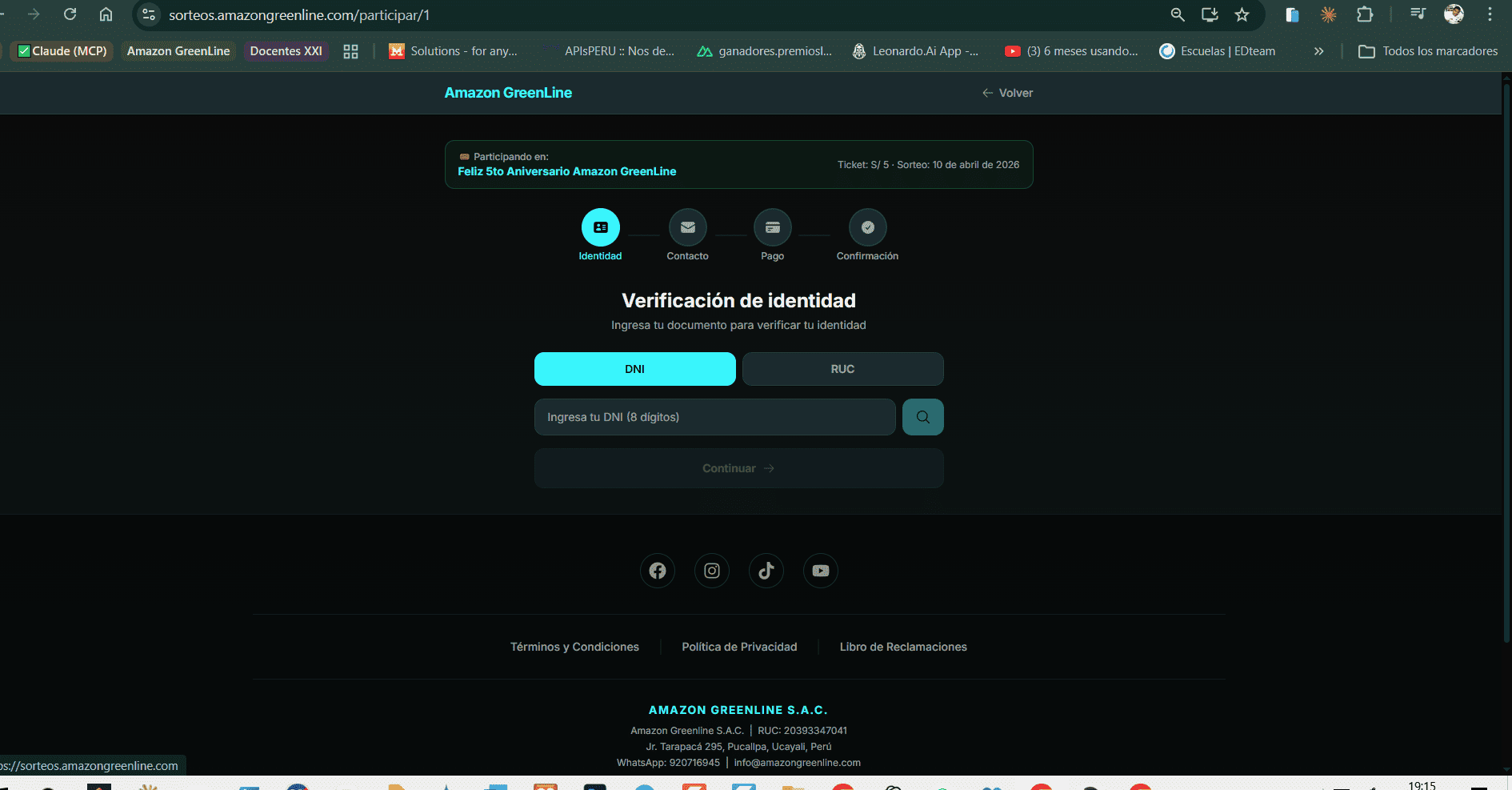 SISTEMA INTELIGENTE PARA RIFAS O SORTEOS